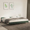 vidaXL - Bedframe - zonder - matras - 200x200 - cm - fluweel - donkergroen
