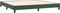 vidaXL - Bedframe - zonder - matras - 200x200 - cm - fluweel - donkergroen