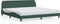vidaXL - Bedframe - zonder - matras - 200x200 - cm - fluweel - donkergroen