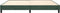 vidaXL - Bedframe - zonder - matras - 200x200 - cm - fluweel - donkergroen
