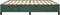 vidaXL - Bedframe - zonder - matras - 200x200 - cm - fluweel - donkergroen