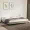vidaXL - Bedframe - zonder - matras - 200x200 - cm - fluweel - lichtgrijs