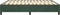 vidaXL - Bedframe - zonder - matras - 200x200 - cm - fluweel - donkergroen