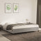 vidaXL - Bedframe - zonder - matras - 200x200 - cm - fluweel - lichtgrijs