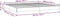 vidaXL - Bedframe - zonder - matras - 200x200 - cm - fluweel - donkerblauw