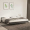vidaXL - Bedframe - zonder - matras - 200x200 - cm - fluweel - donkergrijs
