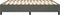 vidaXL - Bedframe - zonder - matras - 200x200 - cm - fluweel - donkergrijs