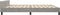 vidaXL - Bedframe - zonder - matras - 200x200 - cm - fluweel - lichtgrijs