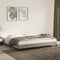 vidaXL - Bedframe - zonder - matras - 200x200 - cm - fluweel - lichtgrijs