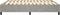 vidaXL - Bedframe - zonder - matras - 200x200 - cm - fluweel - lichtgrijs