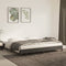 vidaXL - Bedframe - zonder - matras - 200x200 - cm - fluweel - donkergrijs