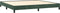 vidaXL - Bedframe - zonder - matras - 200x200 - cm - fluweel - donkergroen