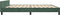 vidaXL - Bedframe - zonder - matras - 200x200 - cm - fluweel - donkergroen
