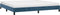 vidaXL - Bedframe - zonder - matras - 200x200 - cm - fluweel - donkerblauw