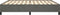 vidaXL - Bedframe - zonder - matras - 200x200 - cm - fluweel - donkergrijs