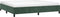 vidaXL - Bedframe - zonder - matras - 200x200 - cm - fluweel - donkergroen