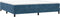 vidaXL - Bedframe - zonder - matras - 200x200 - cm - fluweel - donkerblauw