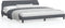vidaXL - Bedframe - zonder - matras - 200x200 - cm - fluweel - donkergrijs
