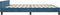 vidaXL - Bedframe - zonder - matras - 200x200 - cm - fluweel - donkerblauw