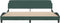 vidaXL - Bedframe - zonder - matras - 200x200 - cm - fluweel - donkergroen