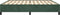 vidaXL - Bedframe - zonder - matras - 200x200 - cm - fluweel - donkergroen