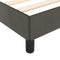 vidaXL - Bedframe - zonder - matras - 200x200 - cm - fluweel - donkergrijs