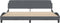 vidaXL - Bedframe - zonder - matras - 200x200 - cm - fluweel - donkergrijs