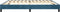 vidaXL - Bedframe - zonder - matras - 200x200 - cm - fluweel - donkerblauw