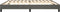 vidaXL - Bedframe - zonder - matras - 200x200 - cm - fluweel - donkergrijs