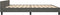 vidaXL - Bedframe - zonder - matras - 200x200 - cm - fluweel - donkergrijs