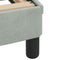 vidaXL - Bedframe - zonder - matras - 200x200 - cm - fluweel - lichtgrijs