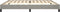 vidaXL - Bedframe - zonder - matras - 200x200 - cm - fluweel - lichtgrijs