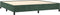 vidaXL - Bedframe - zonder - matras - 200x200 - cm - fluweel - donkergroen