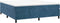 vidaXL - Bedframe - zonder - matras - 200x200 - cm - fluweel - donkerblauw