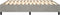 vidaXL - Bedframe - zonder - matras - 200x200 - cm - fluweel - lichtgrijs
