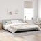 vidaXL - Bedframe - zonder - matras - 200x200 - cm - fluweel - lichtgrijs