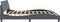 vidaXL - Bedframe - zonder - matras - 200x200 - cm - fluweel - donkergrijs