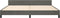 vidaXL - Bedframe - zonder - matras - 200x200 - cm - fluweel - donkergrijs