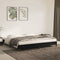 vidaXL - Bedframe - zonder - matras - 200x200 - cm - fluweel - zwart