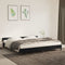 vidaXL - Bedframe - zonder - matras - 200x200 - cm - fluweel - zwart