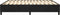 vidaXL - Bedframe - zonder - matras - 200x200 - cm - fluweel - zwart