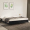 vidaXL - Bedframe - zonder - matras - 200x200 - cm - fluweel - zwart