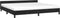 vidaXL - Bedframe - zonder - matras - 200x200 - cm - fluweel - zwart
