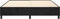 vidaXL - Bedframe - zonder - matras - 200x200 - cm - fluweel - zwart
