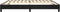 vidaXL - Bedframe - zonder - matras - 200x200 - cm - fluweel - zwart