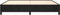 vidaXL - Bedframe - zonder - matras - 200x200 - cm - fluweel - zwart
