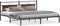 vidaXL - Bedframe - zonder - matras - 200x200 - cm - spaanplaat - gerookt - eiken