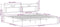 vidaXL - Bedframe - zonder - matras - 200x200 - cm - spaanplaat - gerookt - eiken