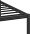 vidaXL - Bedframe - zonder - matras - 200x200 - cm - spaanplaat - gerookt - eiken