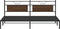 vidaXL - Bedframe - zonder - matras - 200x200 - cm - spaanplaat - bruin - eikenkleurig